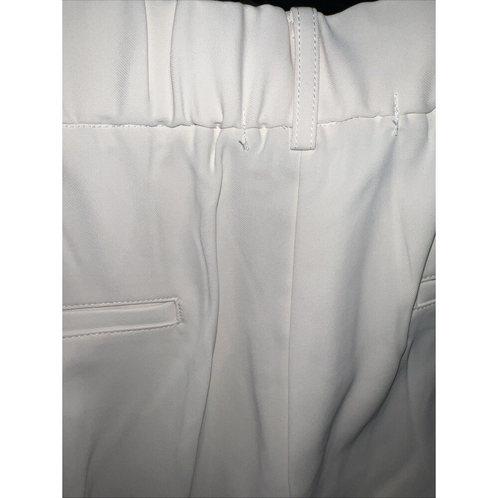 French Connection Women Wide Leg Trouser Color Cream XL Office Casual Preppy NWT - Picture 5 of 16